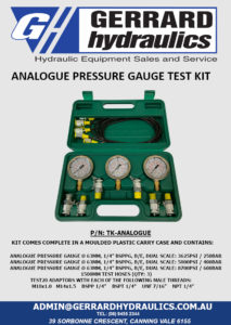 Analogue Pressure Gauge Kits